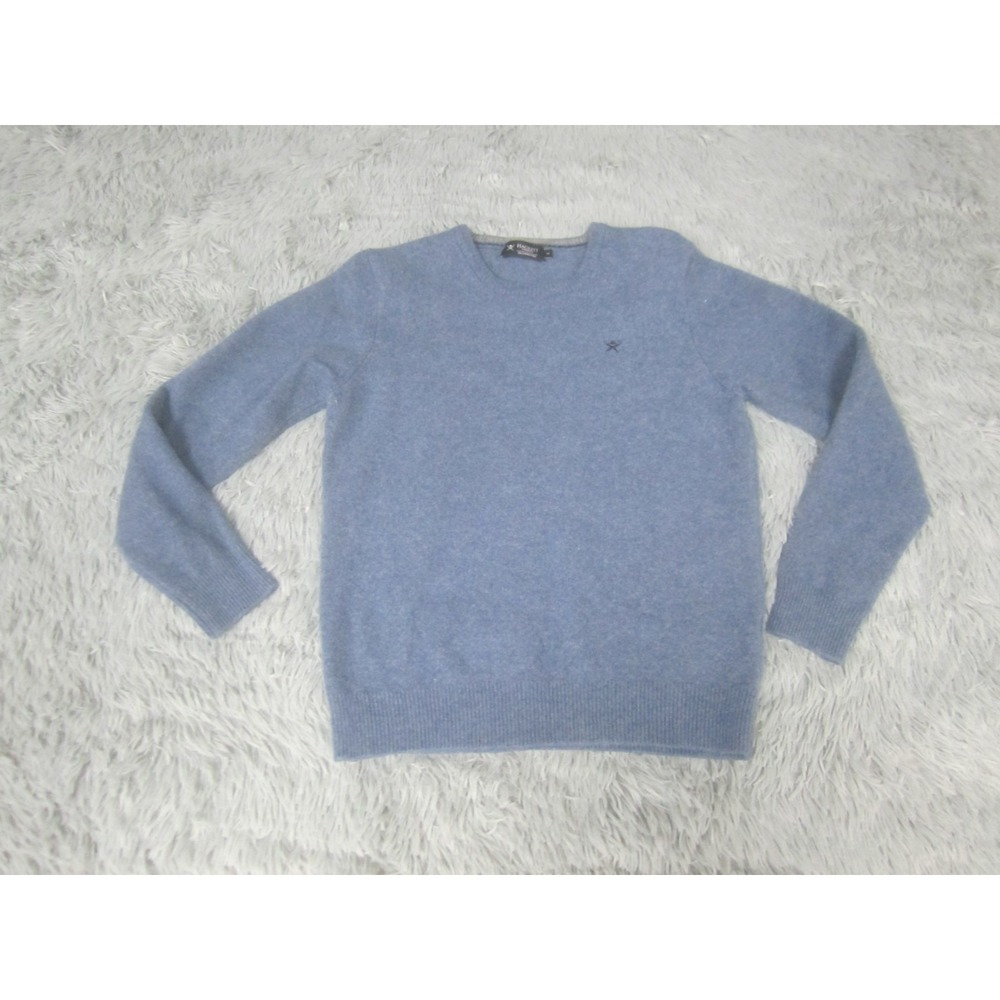 Hacket London Lambswool‎ Sweater Mens Medium V-Neck Long Sleeve Pullover Casual